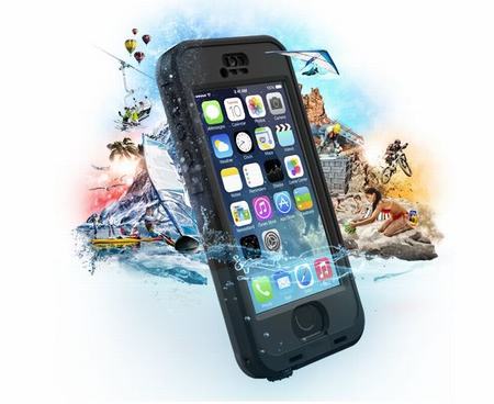 case chong nuoc dau tien tuong thich voi iphone 5s - 1