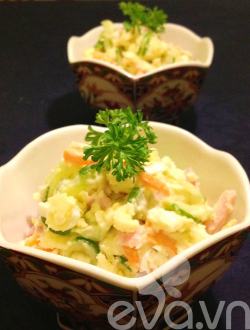 Giáng sinh ăn salad khoai tây kiểu Nhật - 7