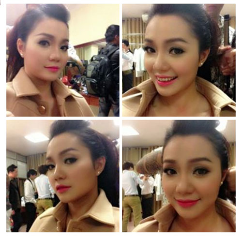cong vinh – thuy tien “tron con” di mua sam - 7