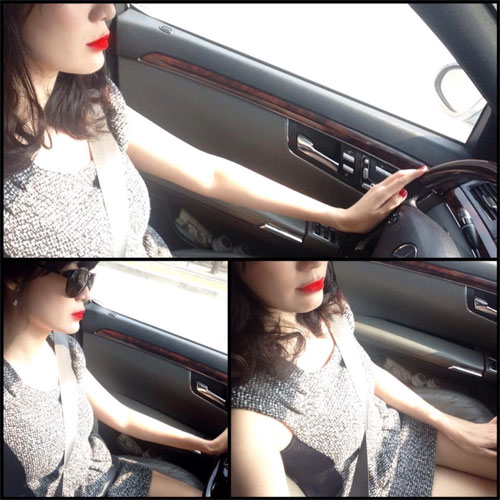 cong vinh – thuy tien “tron con” di mua sam - 5