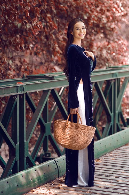 sao viet: toc ‘sieu xau’ khi mac ao dai - 17