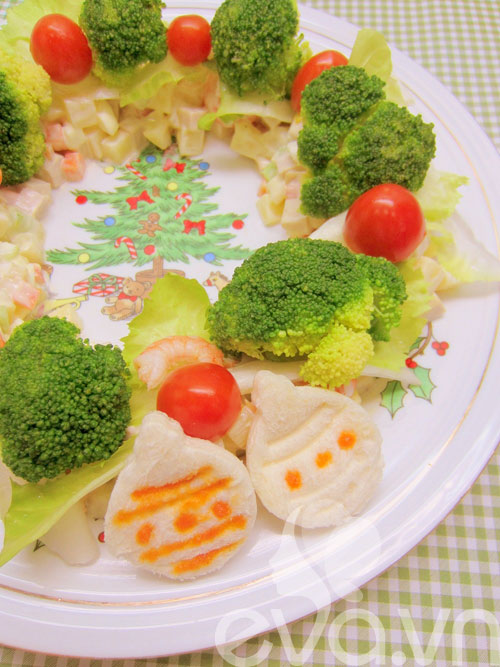 Salad rau củ ngon cho Giáng sinh - 10