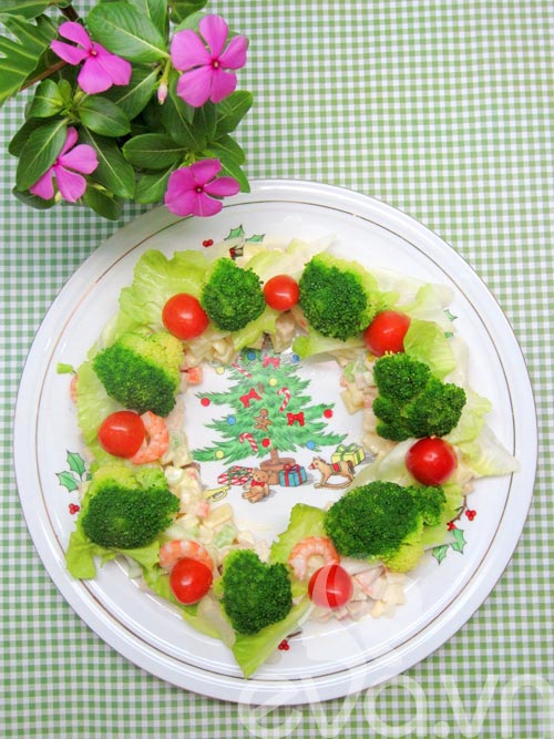 Salad rau củ ngon cho Giáng sinh - 11