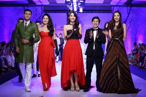 than thúy hà catwalk sau 7 nam 'gác kiém' - 5
