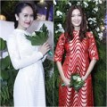 Thời trang - Thanh Thúy mặc áo dài 'ăn đứt' Thùy Dung