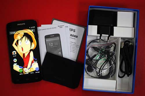 mo hop philips i908 - man hinh 5 inch full hd gia 6,5 trieu - 1