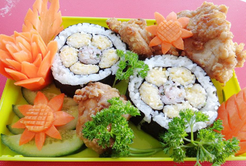 Cơm cuộn sushi vừa ngon lại đẹp - 8