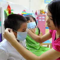 Các nguồn lây nhiễm cúm A/H1N1 đối với trẻ