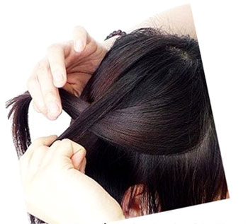 Tóc tết quanh đầu - 2