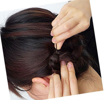 Tóc tết quanh đầu - 8
