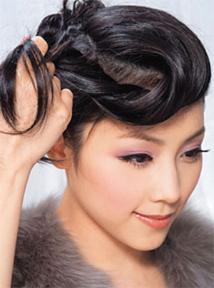 Làm tóc mái gập - 3