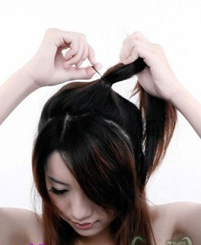 Tóc buộc cao cách điệu - 2