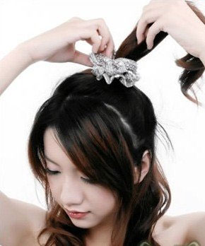 Tóc buộc cao cách điệu - 3