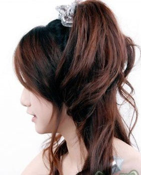 Tóc buộc cao cách điệu - 6
