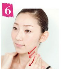 6 bước massage làm đẹp da mặt - 6