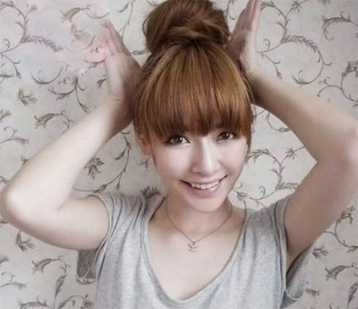 Làm đẹp tóc búi cute - 9