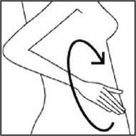 3 động tác massage giảm mỡ bụng - 1