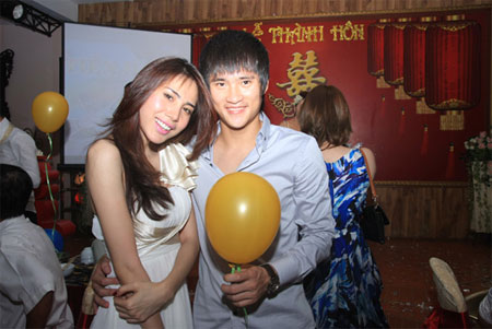 Công Vinh - Thủy Tiên dự đám cưới Đại Đồng - 13
