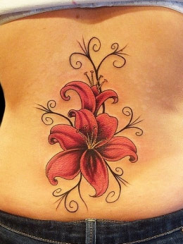 Gợi cảm với hình xăm bông hoa - 7