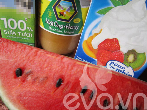 Cuối tuần làm kem dưa hấu ăn chơi - 1