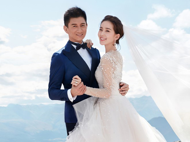 Lộ ảnh cưới siêu ngọt ngào của Lưu Thi Thi - Ngô Kỳ Long