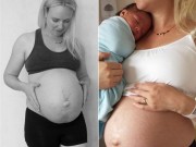 Ảnh bụng mẹ sau sinh như bầu 37 tuần khiến chị em  ' choáng '