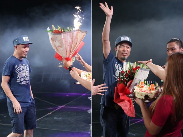 Nhạc sĩ Huy Tuấn bất ngờ được tổ chức sinh nhật tuổi 46 trên sân khấu