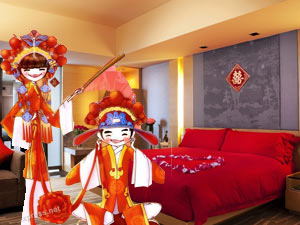 Phòng tân hôn lãng mạn cho hạnh phúc dài lâu