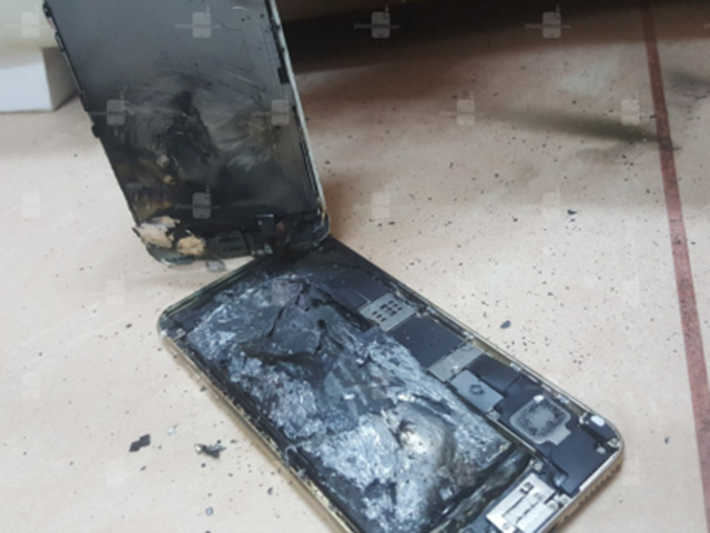 Nóng: Apple iPhone 6s lại phát nổ sau khi sạc pin