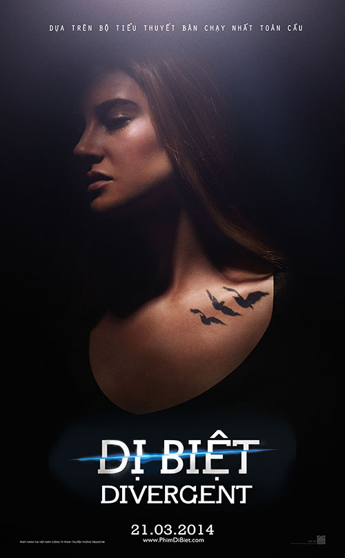 Phim Divergent  Mãn nhãn với loạt Poster phim Divergent  Dị biệt