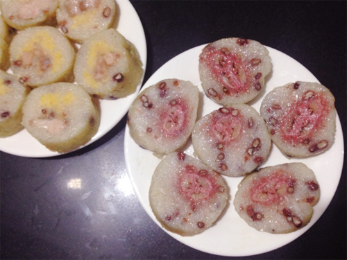 cach lam banh tet chuoi nho xinh ngay tet - 7