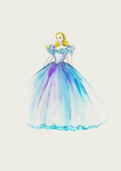 Ngắm chiếc váy xanh giúp Lọ Lem mê hoặc Hoàng tử