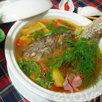 Canh riêu cá chép chua cay cho cuối tuần