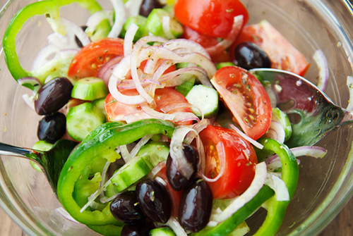 Salad kiểu Hy lạp Salad kiểu Hy lạp