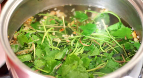 Cách Làm Món Canh rau quả má thịt bằm của Nguyễn Thị Lan Anh