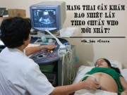 Những mốc khám thai quan trọng theo chuẩn WHO mới nhất