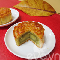 Bánh Trung thu nhân đỗ xanh, trà xanh