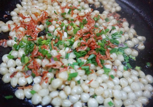 Cách làm Bắp xào tép hành vừa ngon lại dễ làm