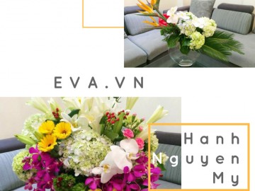 Học mẹ Việt cắm bình hoa trăm sắc màu đẹp mê mẩn, bày nhà rực rỡ