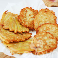 Bánh ngô, bánh khoai chiên: Dễ làm, giòn thơm
