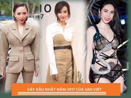 Top những bộ váy XẤU KHÔNG THỂ CỨU” của Sao Việt năm 2017!