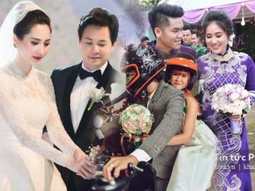 Những điểm nhấn khó quên nhất trong đám cưới sao Việt năm 2017