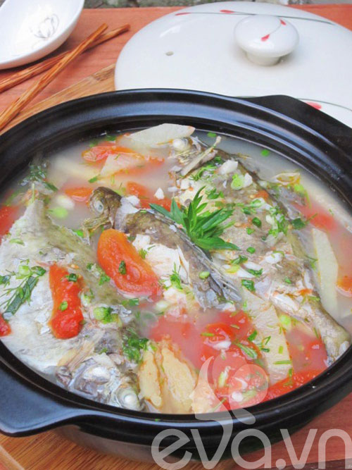 Thanh mát canh riêu cá dìa
