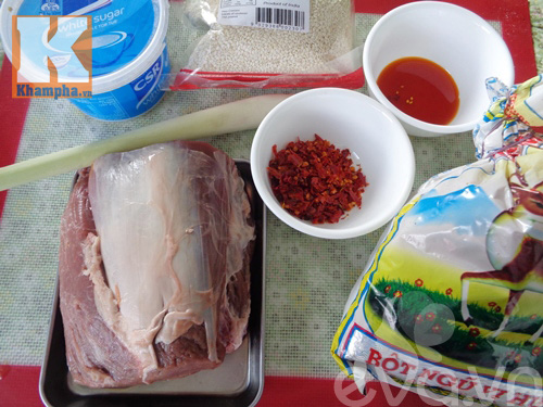 thit bo kho tam sa ot cho chang nham nhi - 1