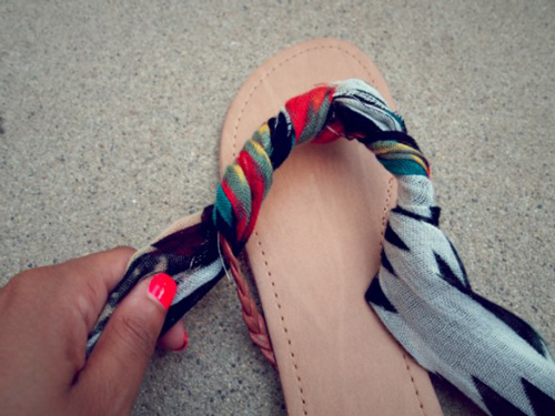 Eva khéo tay: Biến hóa giày xinh cùng vải vụn - 14