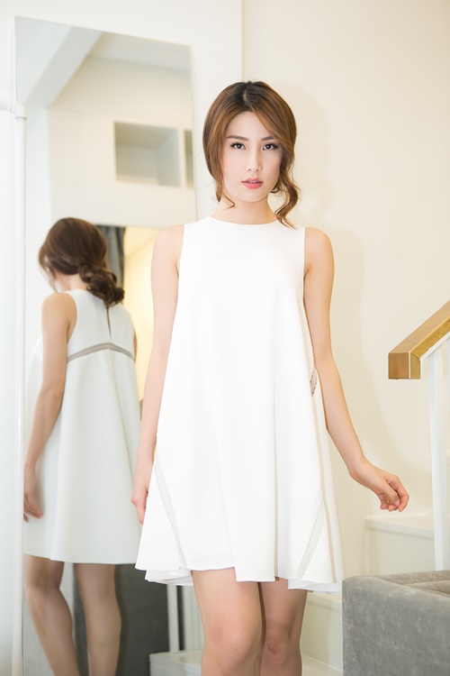 Đầm Suông Váy Suông Form Rộng In Hình Đẹp Basic Dáng Dài Tay Ngắn Tà Xẻ  Tinh Tế TTDS0339  MixASale