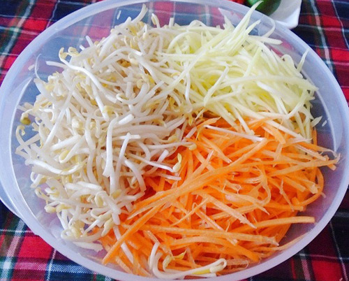 Cach lam nom xoai - Bật mí cách làm nộm xoài rau củ ngon