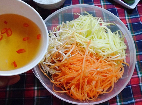 Cach lam nom xoai - Bật mí cách làm nộm xoài rau củ ngon