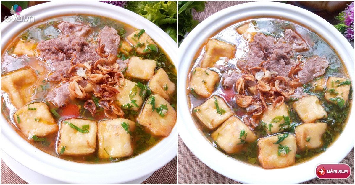 Cách nấu canh riêu cua đậu phụ ngon, ăn đã miệng trong ngày nắng