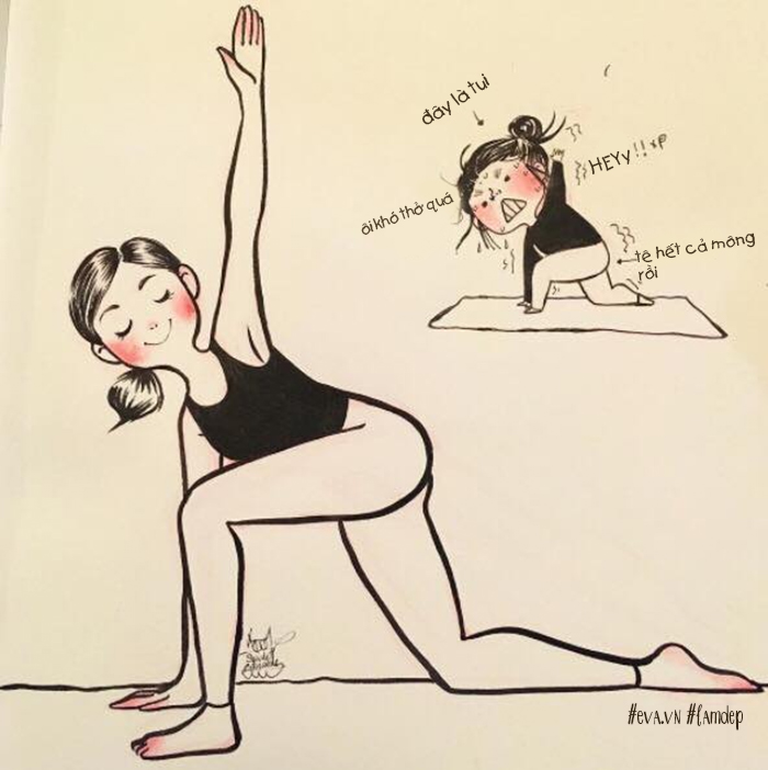 500+ hình ảnh hài hước về yoga đẹp và sáng tạo nhất